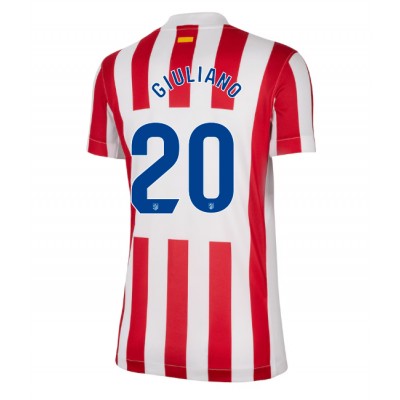Maglie da calcio Atletico Madrid Giuliano Simeone #20 Prima Maglia Femminile 2025-26 Manica Corta Maglie da calcio Atletico Madrid Giuliano Simeone #20 Prima Maglia Femminile 2025-26 Manica Corta